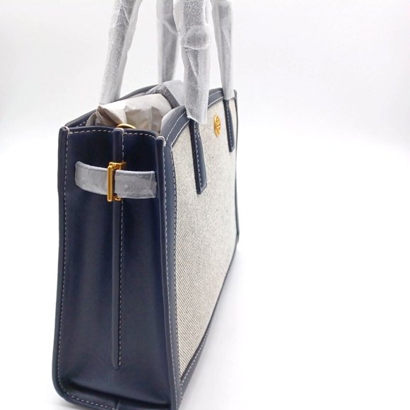 TORY BURCH Small Walker Canvas Satchel Bag - Picture 3 of 8